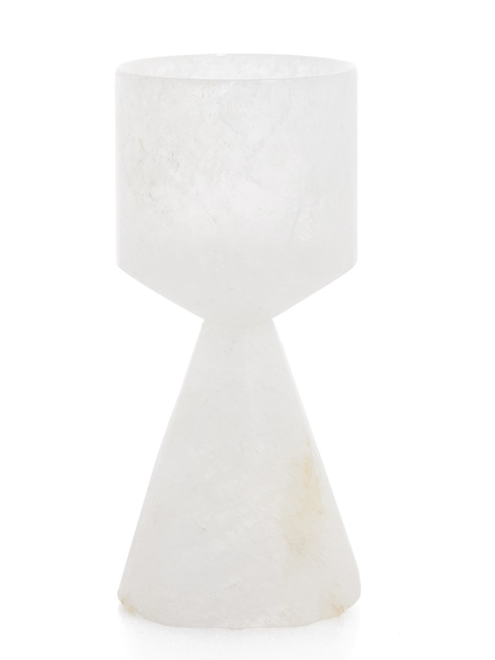 RICK OWENS CHALICE IN WHITE ROCK CRYSTAL