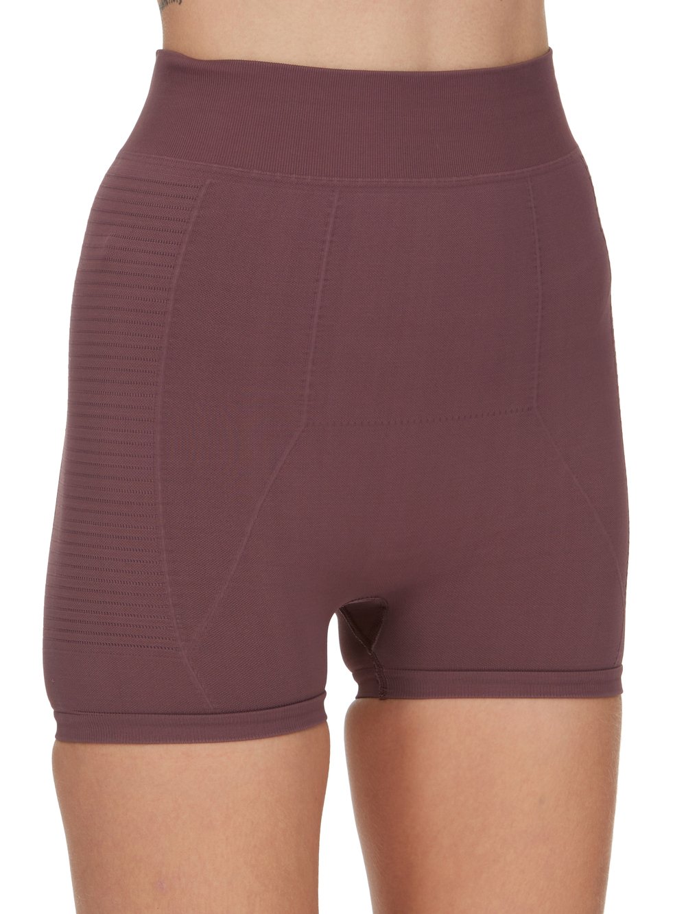 RICK OWENS FW23 LUXOR BRIEFS IN AMETHYST ACTIVE KNIT