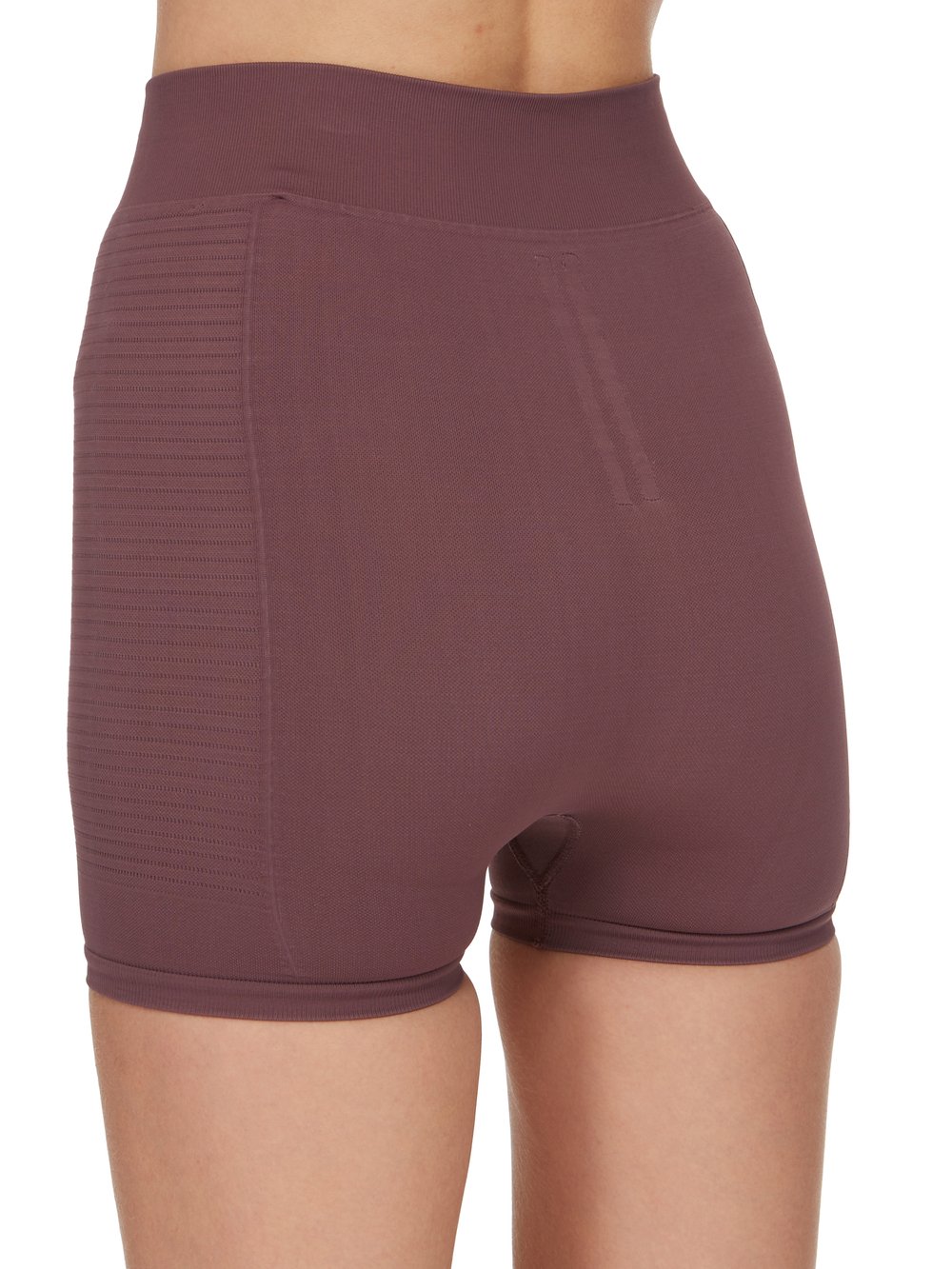 RICK OWENS FW23 LUXOR BRIEFS IN AMETHYST ACTIVE KNIT