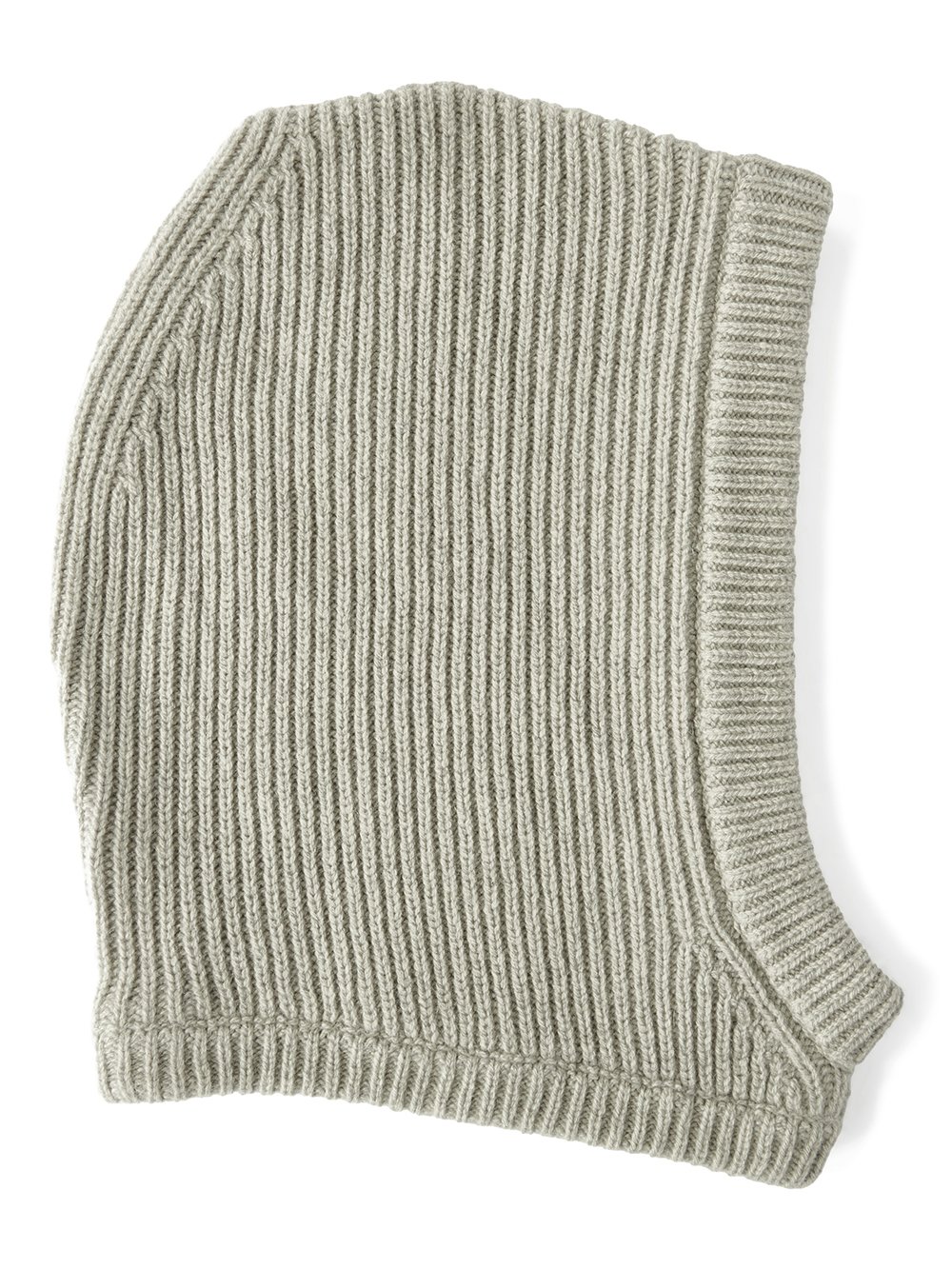 RICK OWENS FW23 LUXOR HOOD IN PEARL RECYCLED CASHMERE KNIT