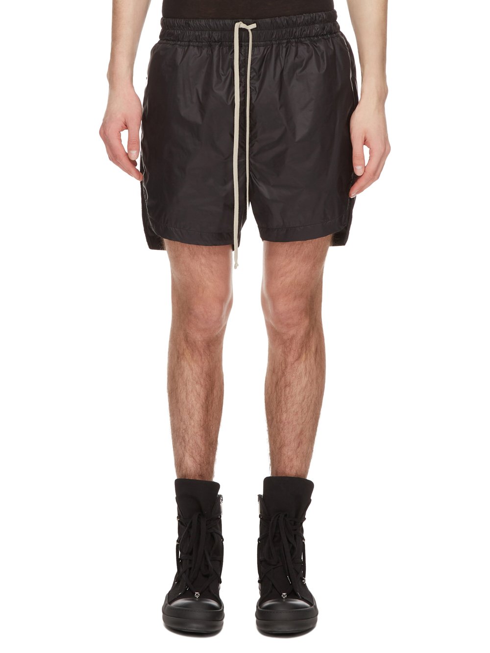 DRKSHDW FW23 LUXOR PHLEG BOXERS IN BLACK RECYCLED NYLON