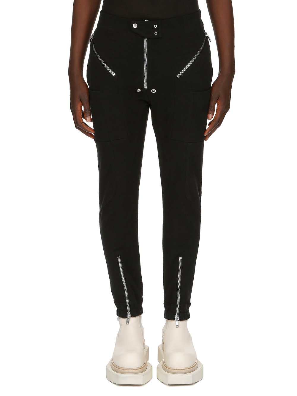 RICK OWENS FW23 LUXOR EASY STROBE CARGOS IN BIGARZATO JERSEY 