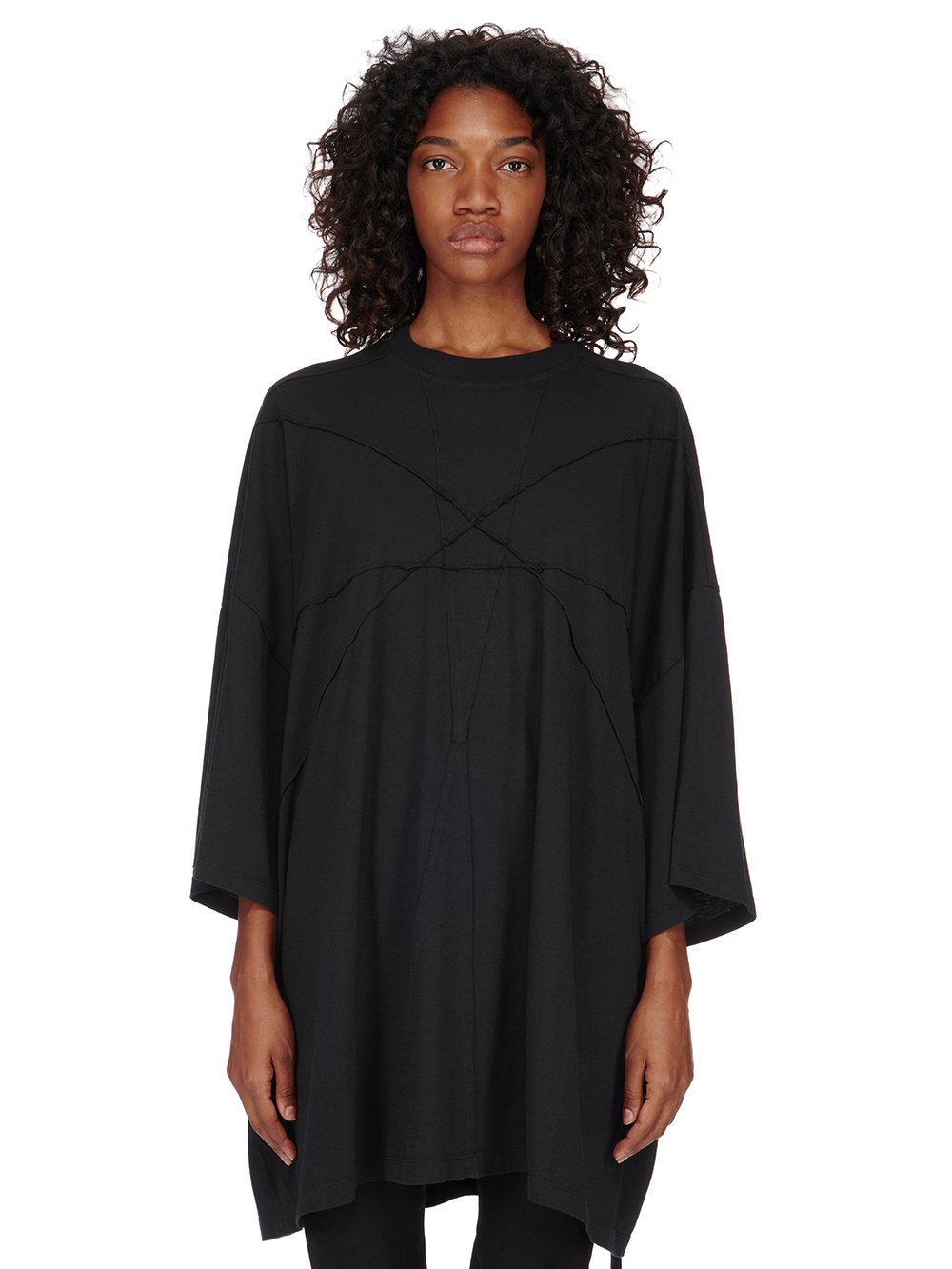 DRKSHDW FW23 LUXOR TOMMY T IN BLACK MEDIUM WEIGHT COTTON JERSEY DRKSHDW FW23 LUXOR TOMMY T IN BLACK MEDIUM WEIGHT COTTON JERSEY