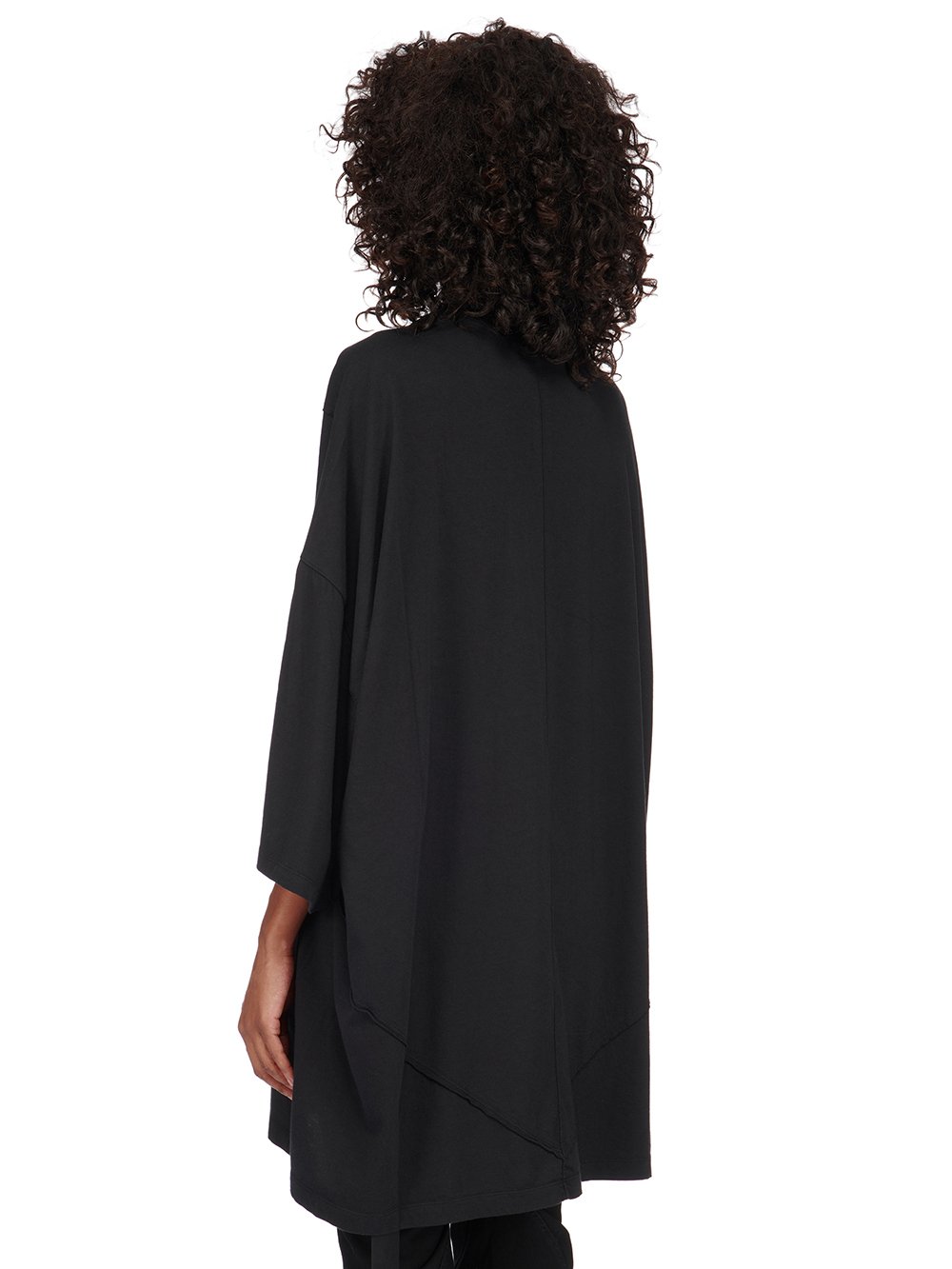 DRKSHDW FW23 LUXOR TOMMY T IN BLACK MEDIUM WEIGHT COTTON JERSEY 