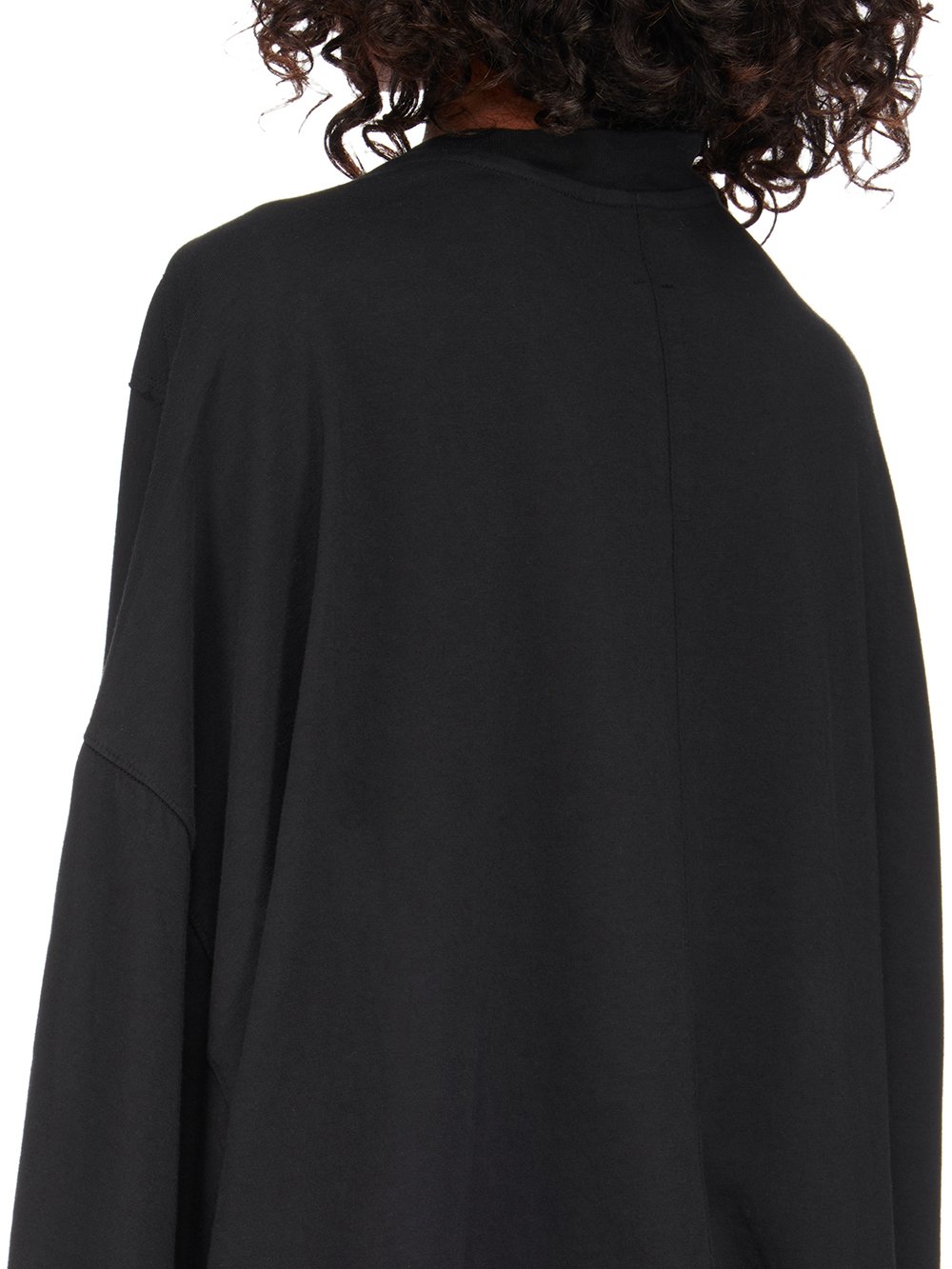 DRKSHDW FW23 LUXOR TOMMY T IN BLACK MEDIUM WEIGHT COTTON JERSEY 
