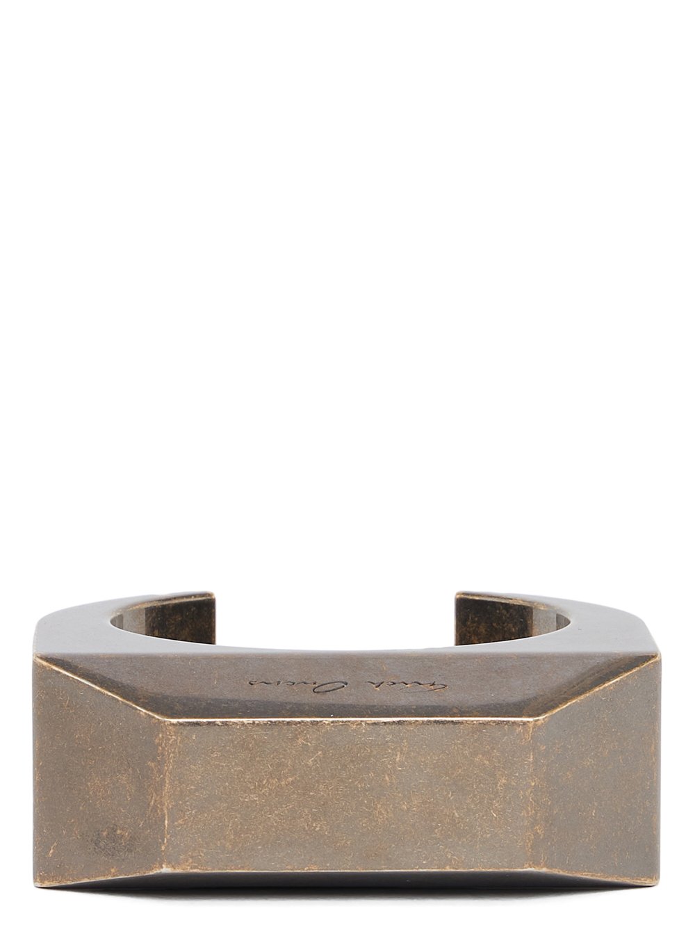 RICK OWENS PERFORMA BRACELET IN ALUMINIUM