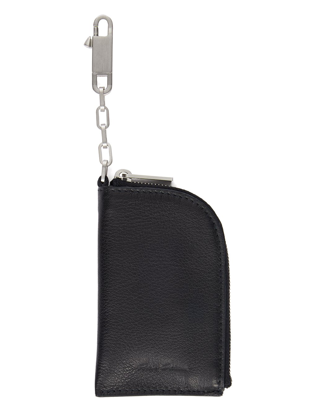 RICK OWENS FW23 LUXOR HOOK WALLET IN SOFT GRAIN COW LEATHER