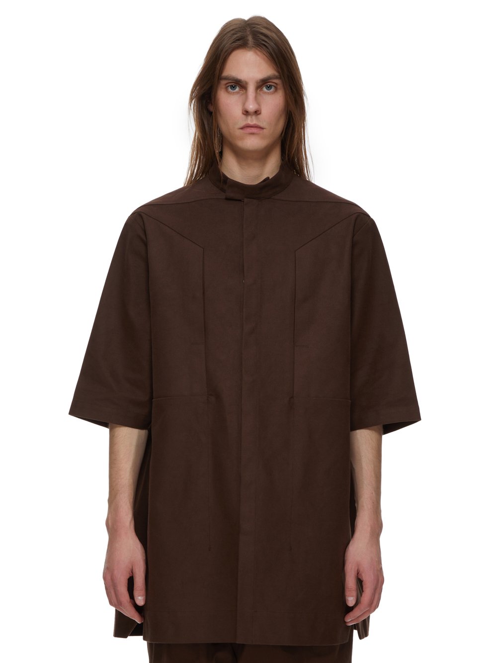 RICK OWENS FW23 LUXOR EDFU MAGNUM IN BROWN HEAVY MOLESKIN