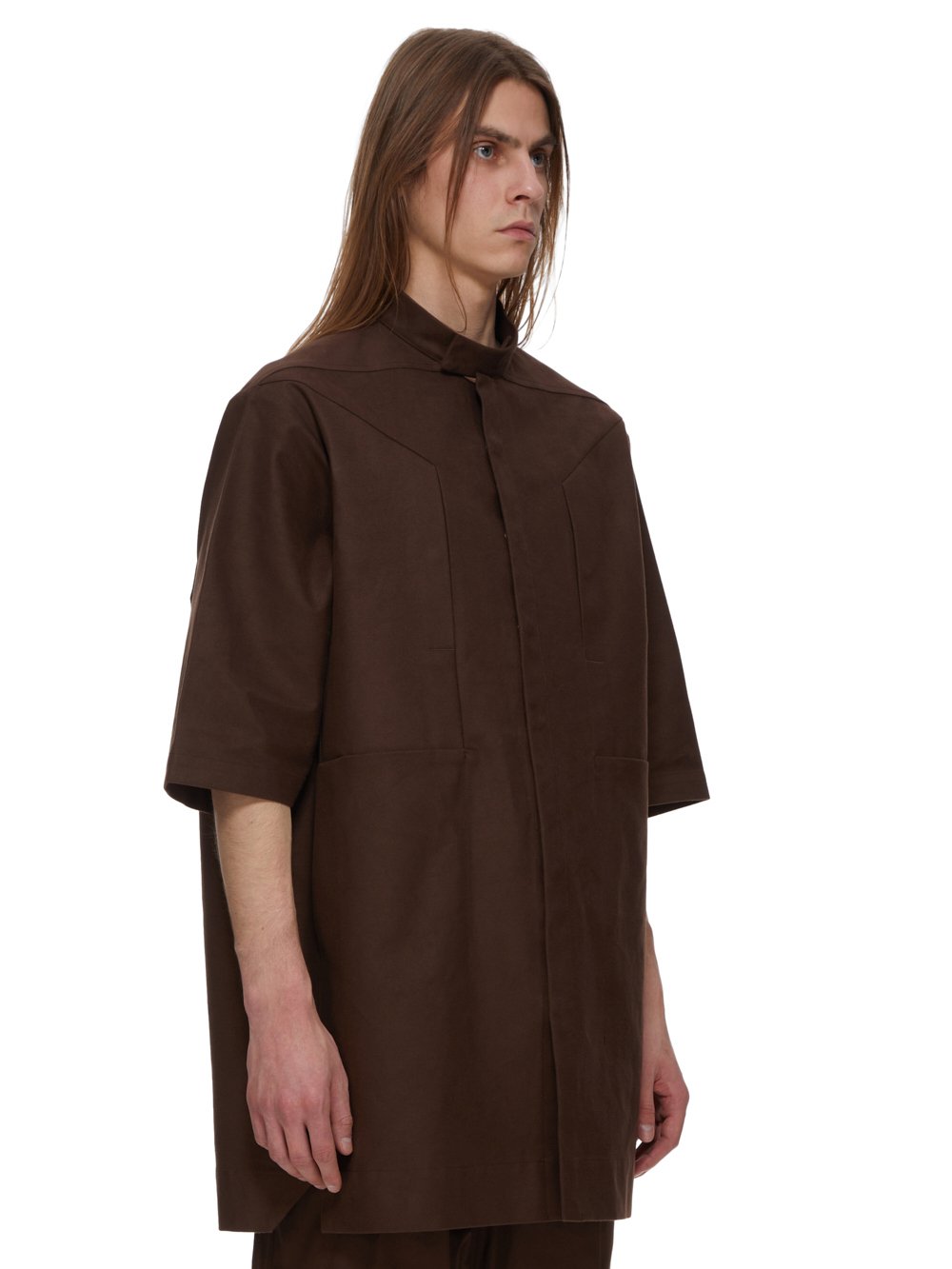 RICK OWENS FW23 LUXOR EDFU MAGNUM IN BROWN HEAVY MOLESKIN