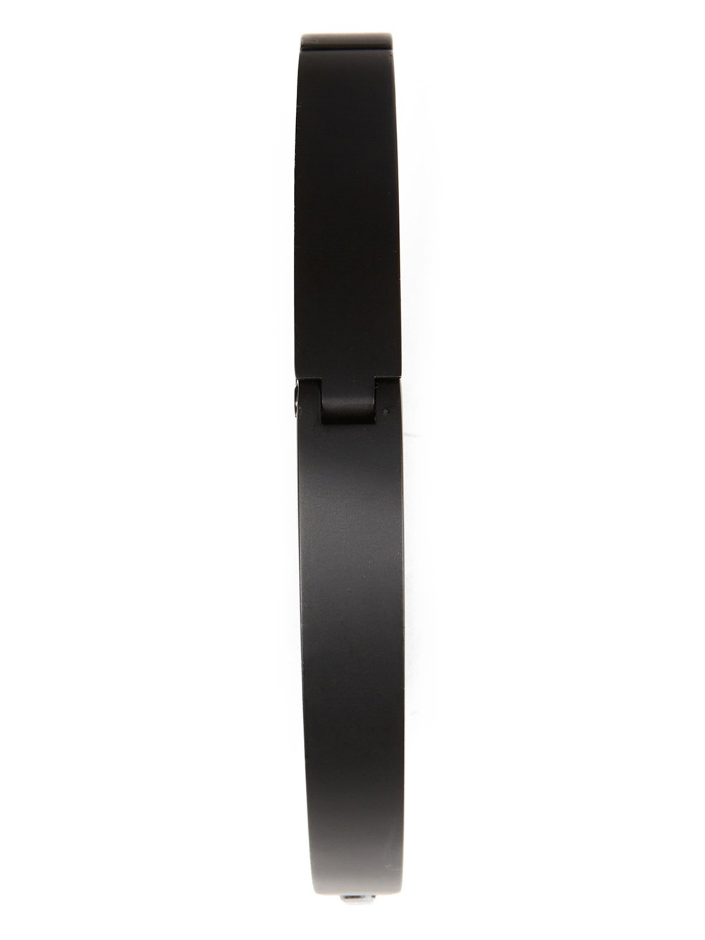 RICK OWENS BEVELED CHOKER IN BRASS WITH BLACK MATT FINISH