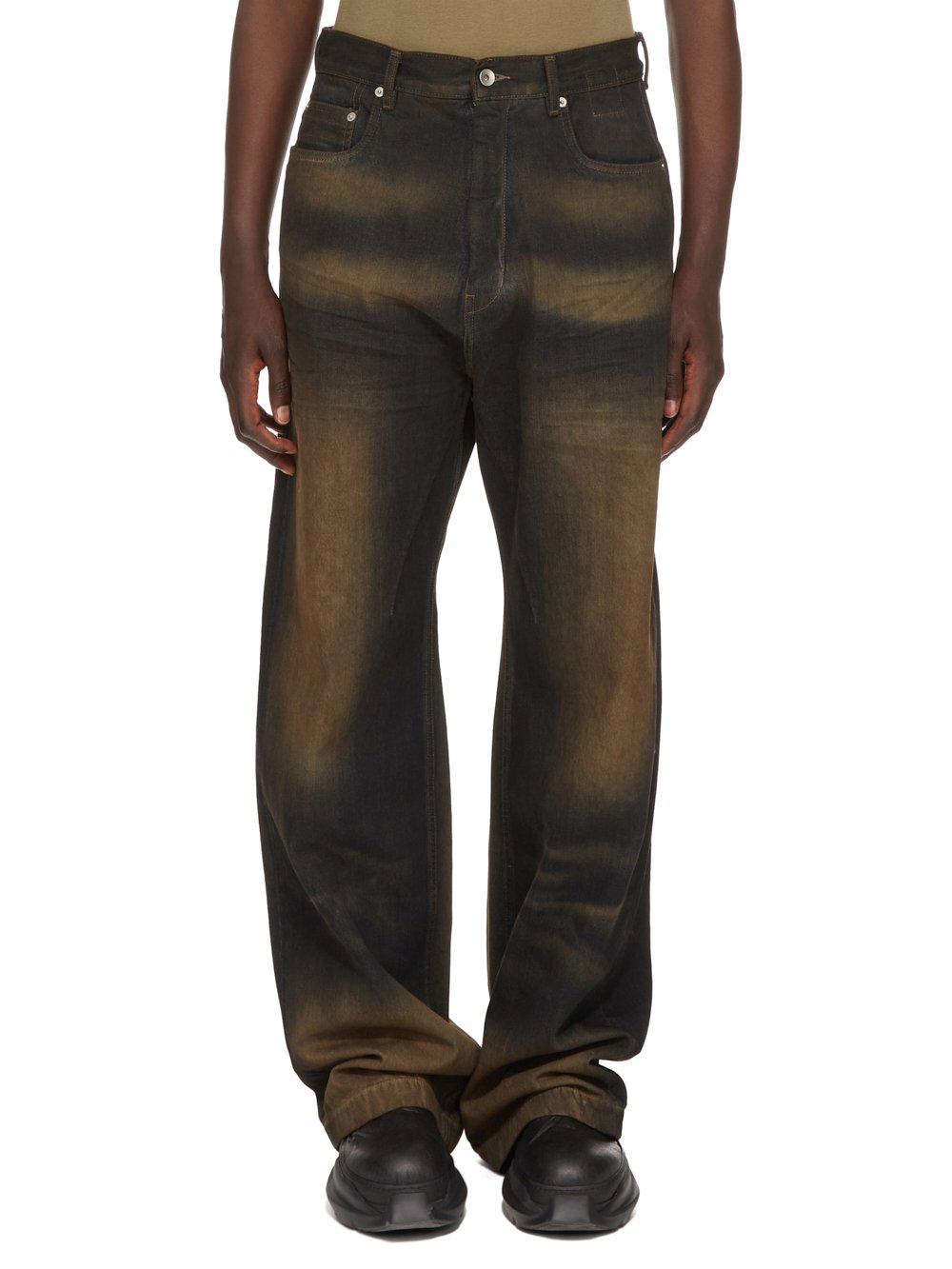 DRKSHDW FW23 LUXOR GETH JEANS IN 13OZ MUD WASHED  DENIM